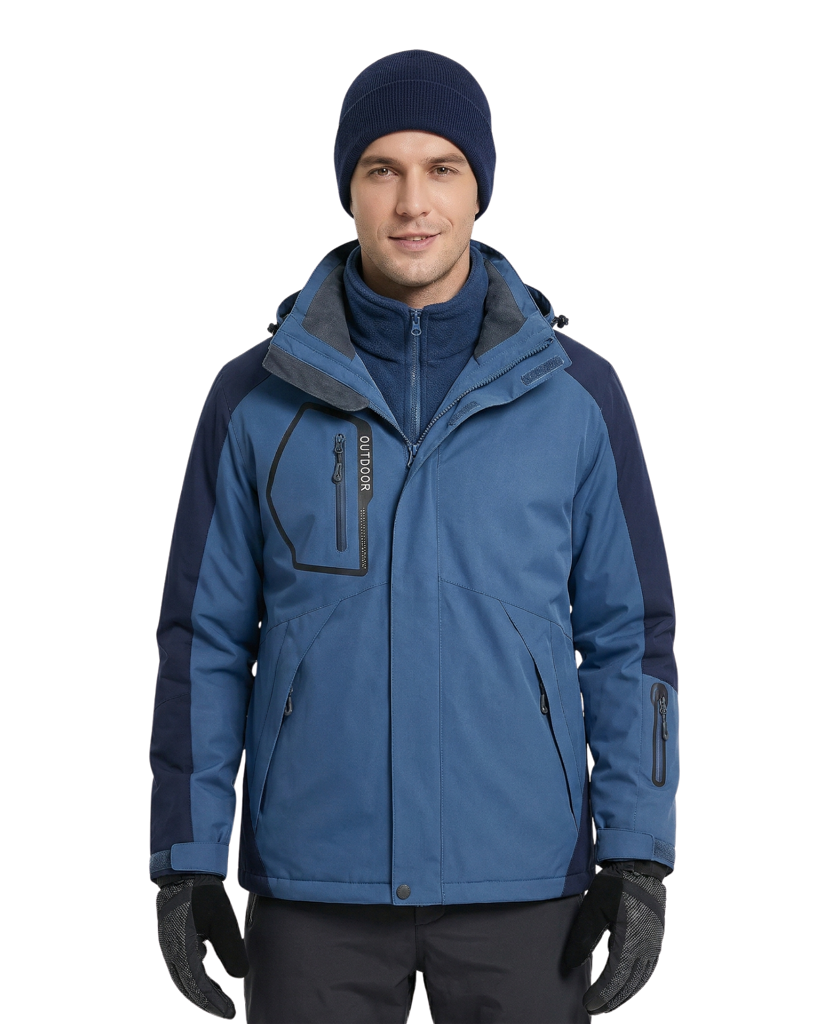 Jaqueta 3 em 1 Masculina Impermeável Inverno Lemartine