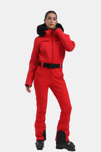 Macacão de Ski Feminino Shirred Lemartine