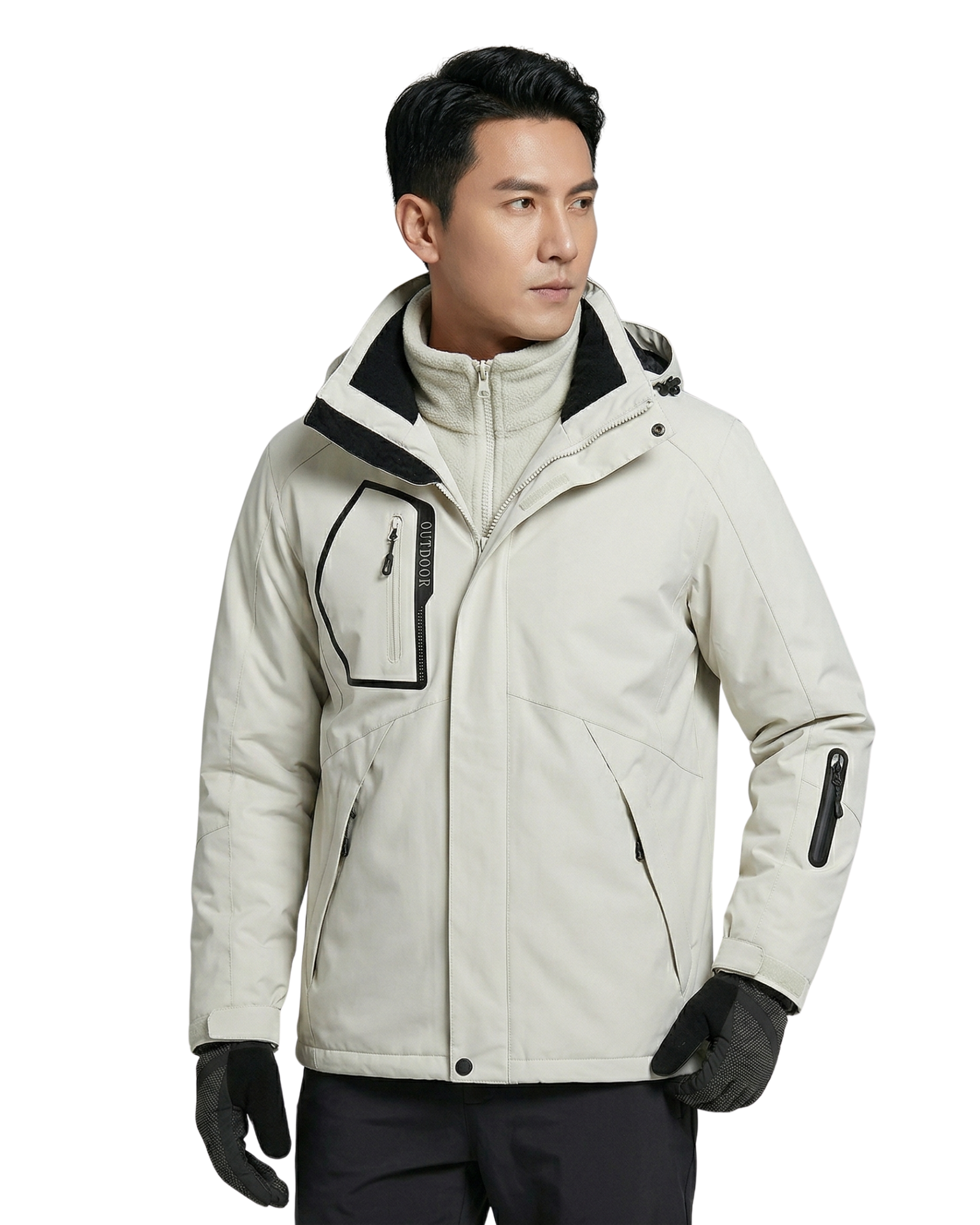 Jaqueta 3 em 1 Masculina Impermeável Inverno Lemartine