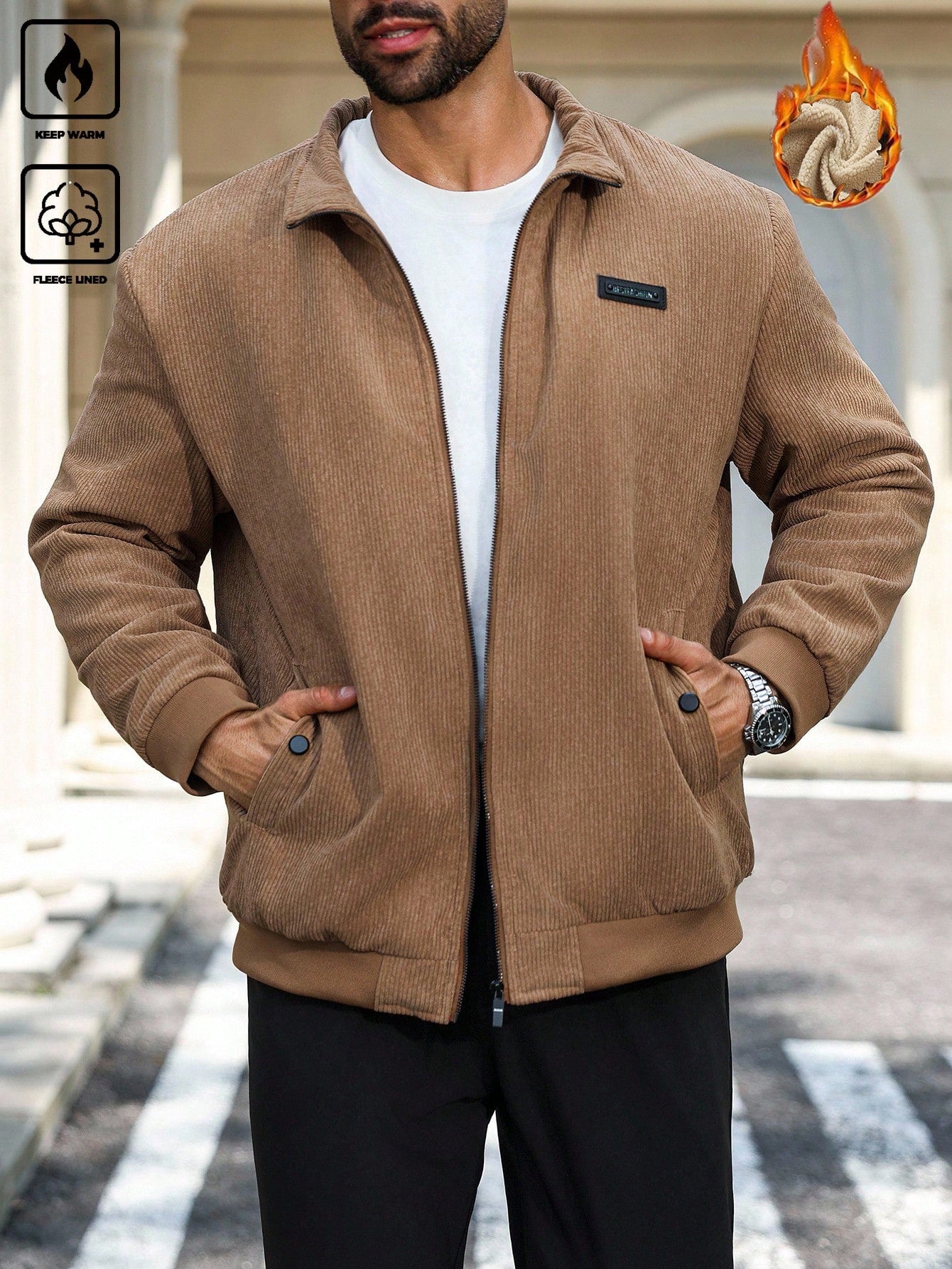 Jaqueta Masculina Termica de lã Frost Lemartine