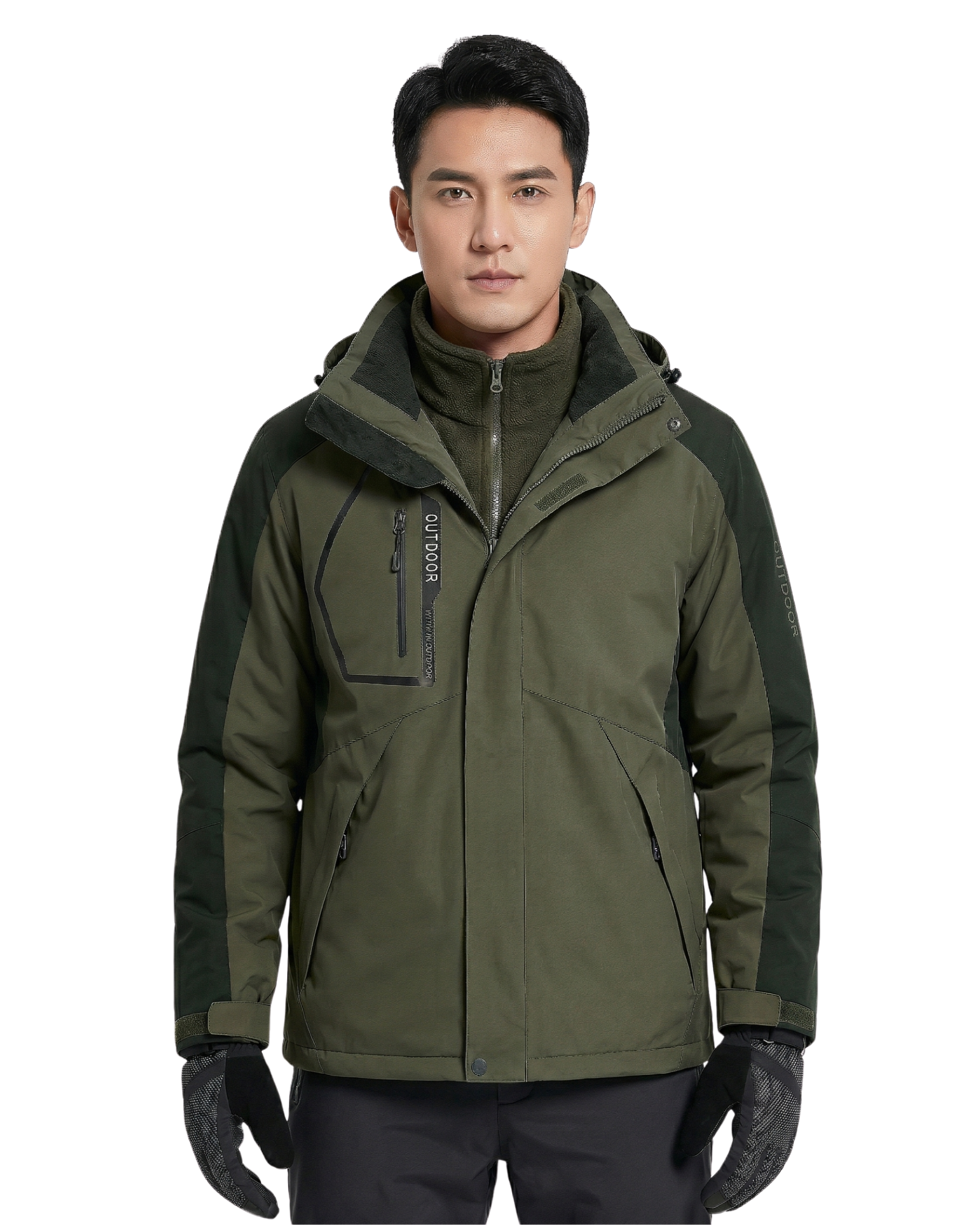 Jaqueta 3 em 1 Masculina Impermeável Inverno Lemartine