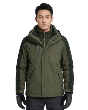 Jaqueta 3 em 1 Masculina Impermeável Inverno Lemartine
