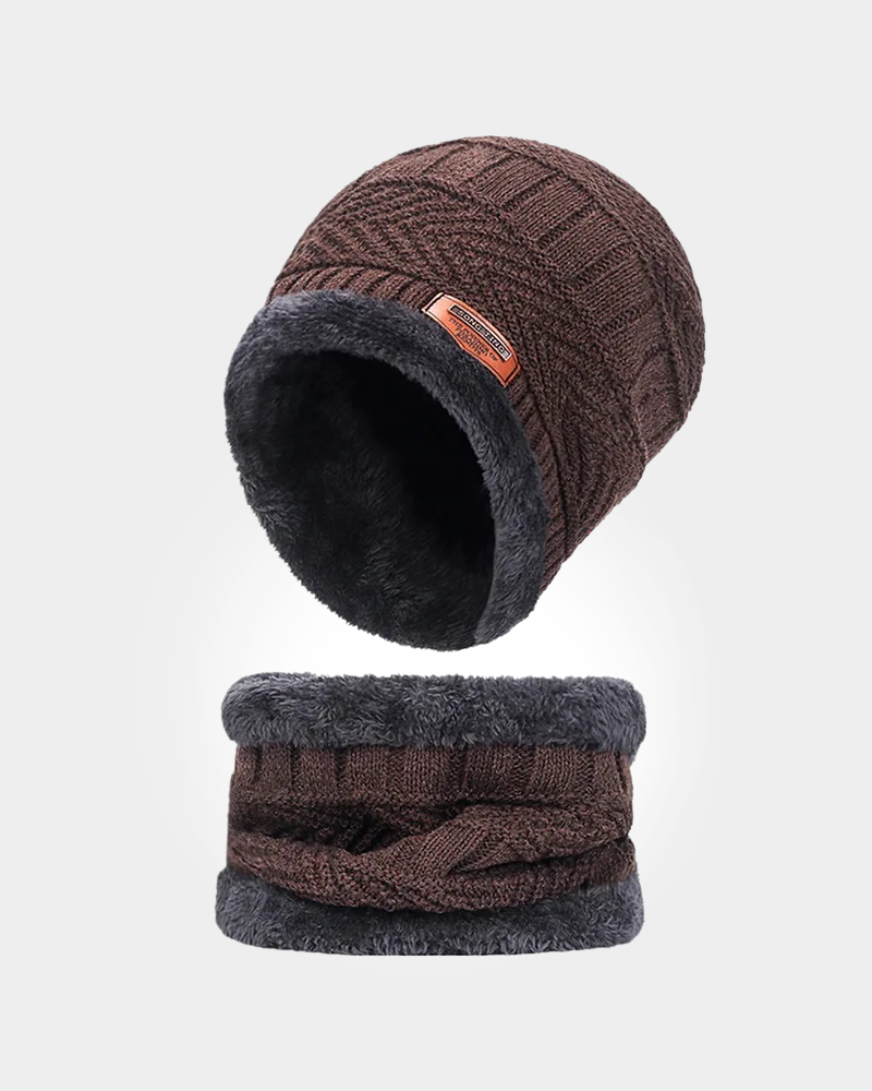 Gorro e Protetor de Pescoço de Lã Lemartine