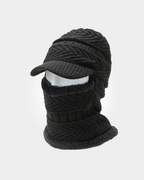 Chapéu de inverno cachecol de lã boné balaclava Lemartine