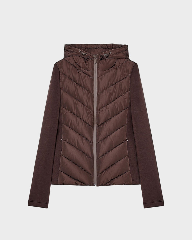 Jaqueta Acolchoada Feminina Marrom Fahart | Lemartine