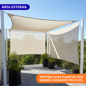 Toldo Portátil Impermeável com Proteção Solar [GRÁTIS KIT DE CORDAS] | Lemartine