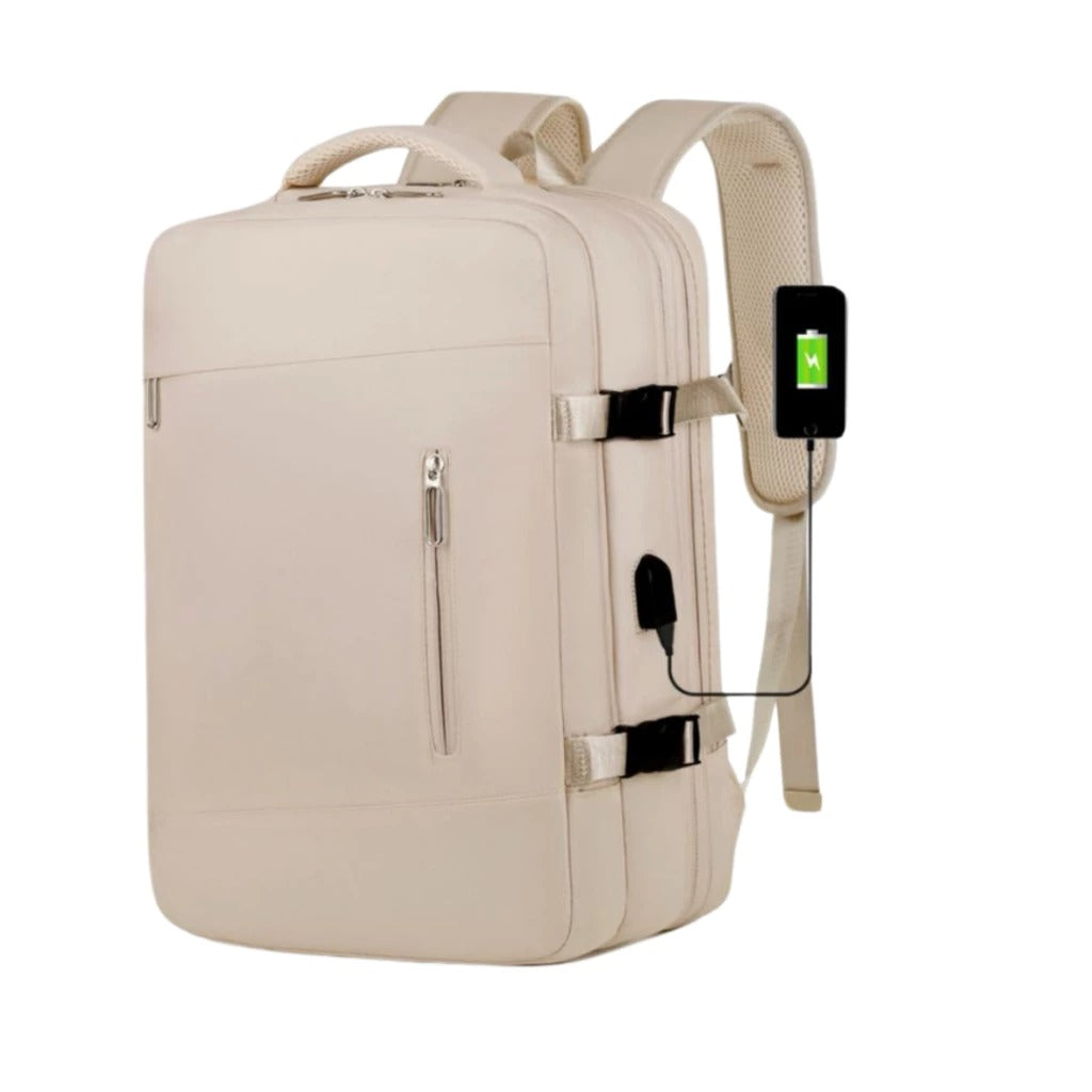 Mochila Expansível Masculina e Feminina Impermeável Reforçada | Lemartine