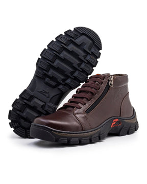 Bota Masculina Coturno Ziper Lateral | Lemartine