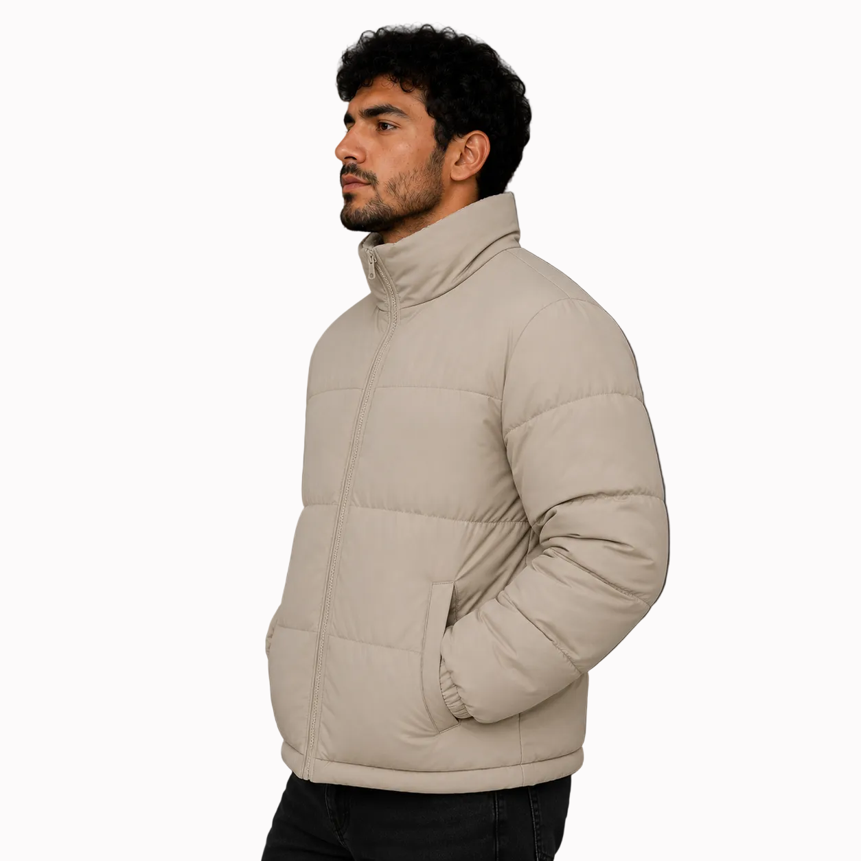 Jaqueta Masculina Puffer 2 em 1 Reversível Andes Lemartine