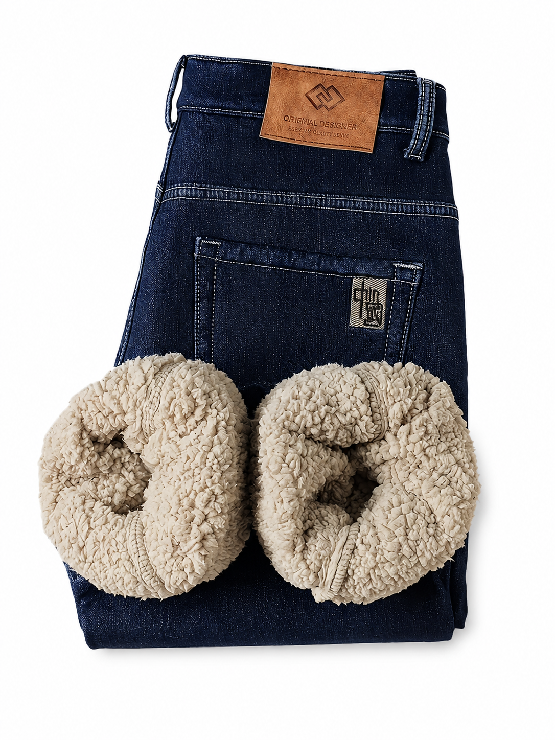 Calça Jeans Masculina Forrada para Inverno Lemartine