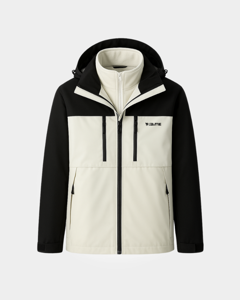 Jaqueta 3 em 1 Masculina Impermeável Térmica Lemartine