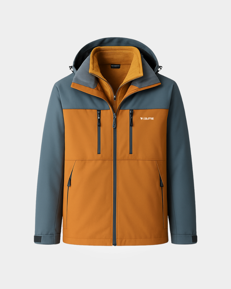 Jaqueta 3 em 1 Masculina Impermeável Térmica Lemartine