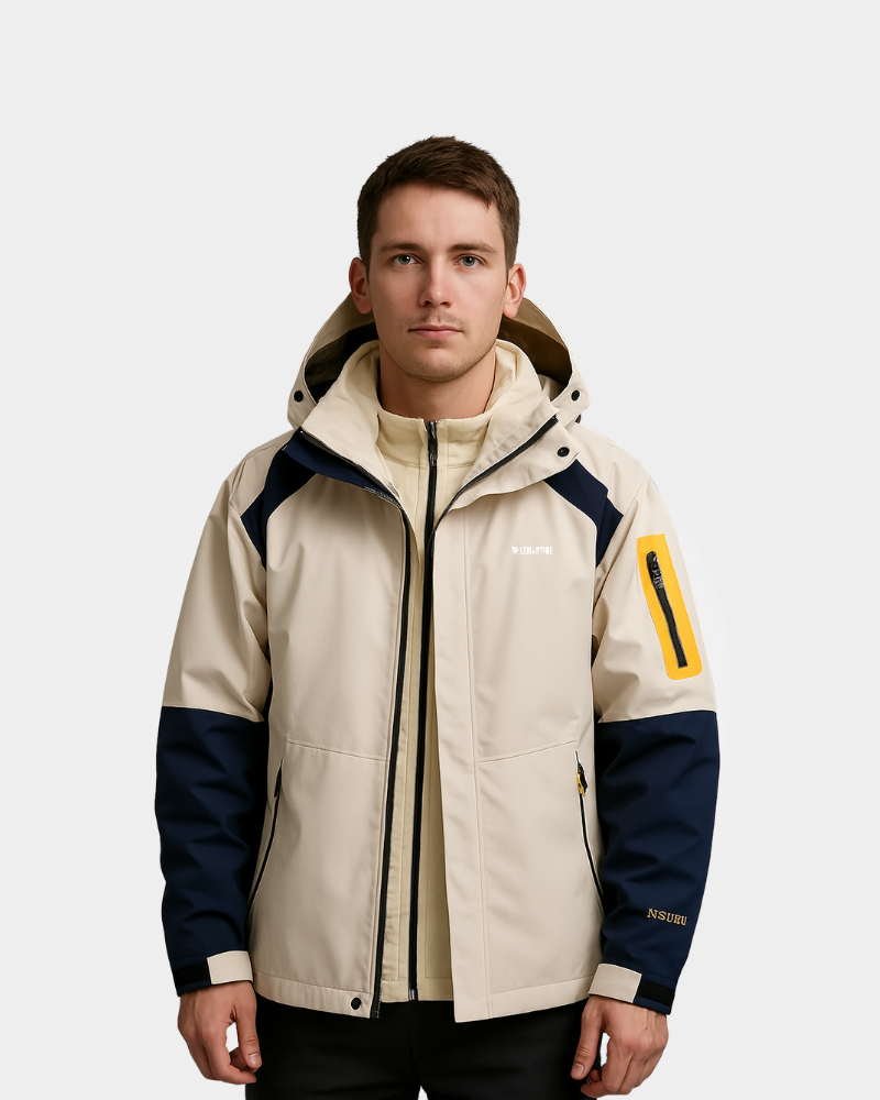 Jaqueta Masculina 3 em 1 Impermeável Snow Lemartine