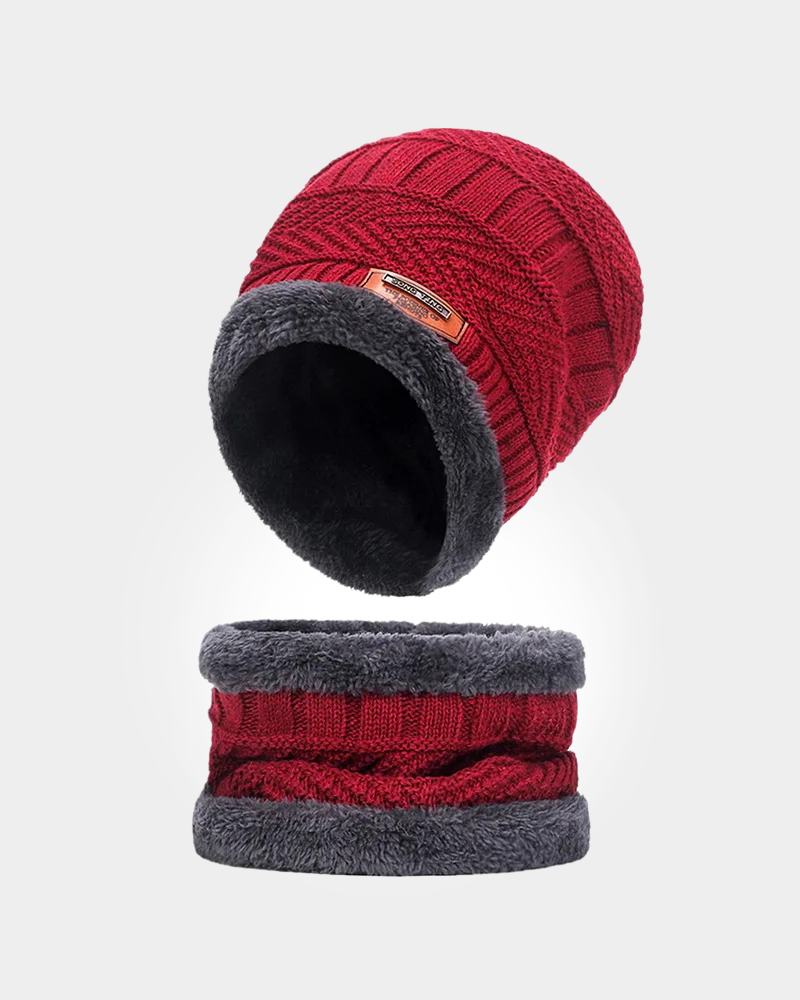 Gorro e Protetor de Pescoço de Lã Lemartine