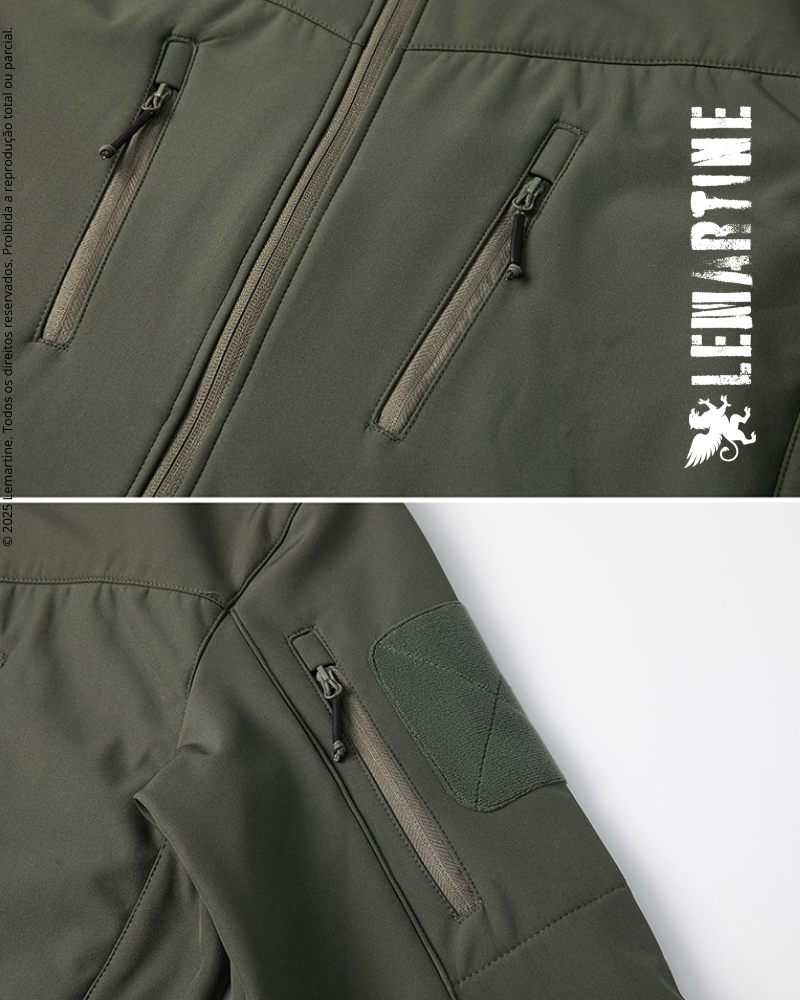 Jaqueta Tática Masculina Impermeável Lemartine