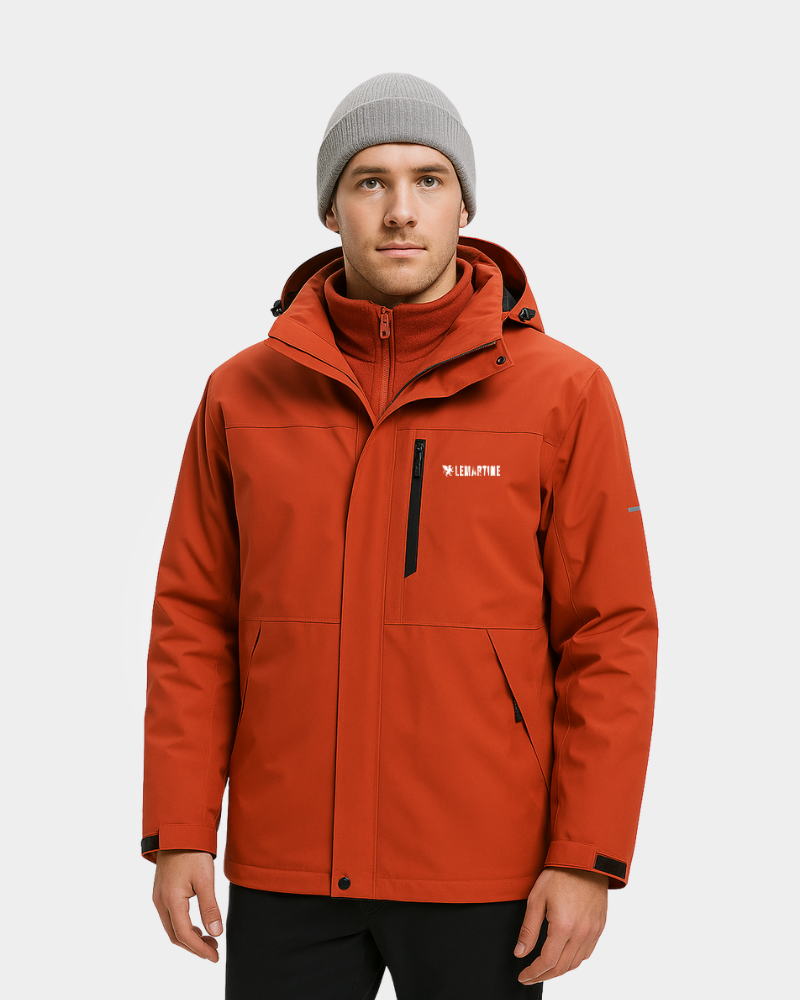 Jaqueta 3 em 1 Masculina Impermeável Térmica Lemartine