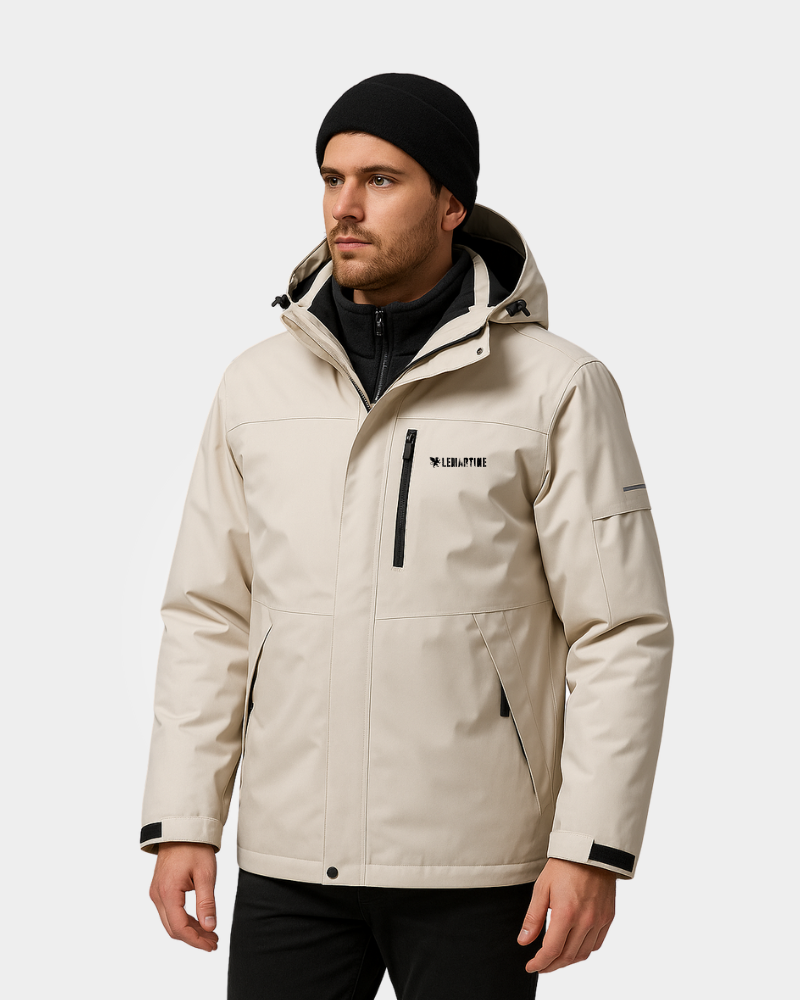 Jaqueta 3 em 1 Masculina Impermeável Térmica Lemartine