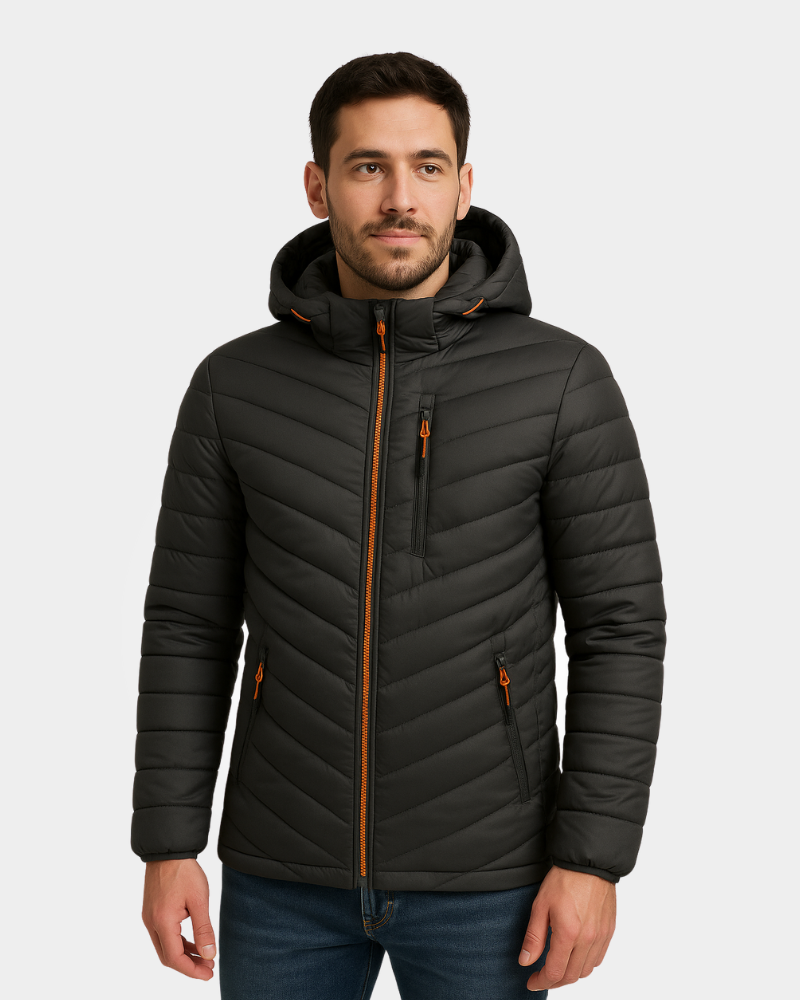 Jaqueta Puffer Masculina Impermeável Trekking Lemartine