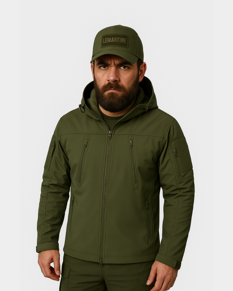 Jaqueta Tática Masculina Impermeável Lemartine