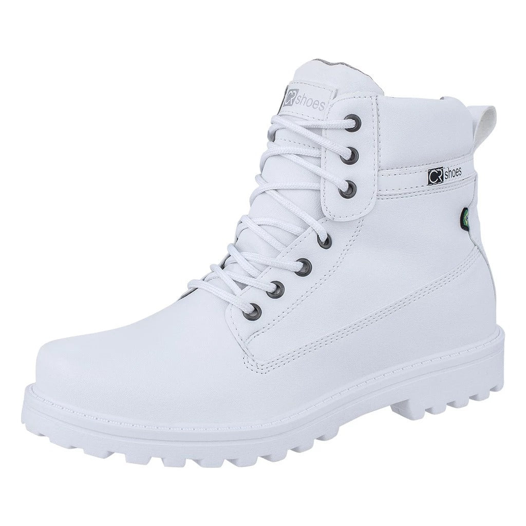 Bota Masculina Coturno Branco | Lemartine
