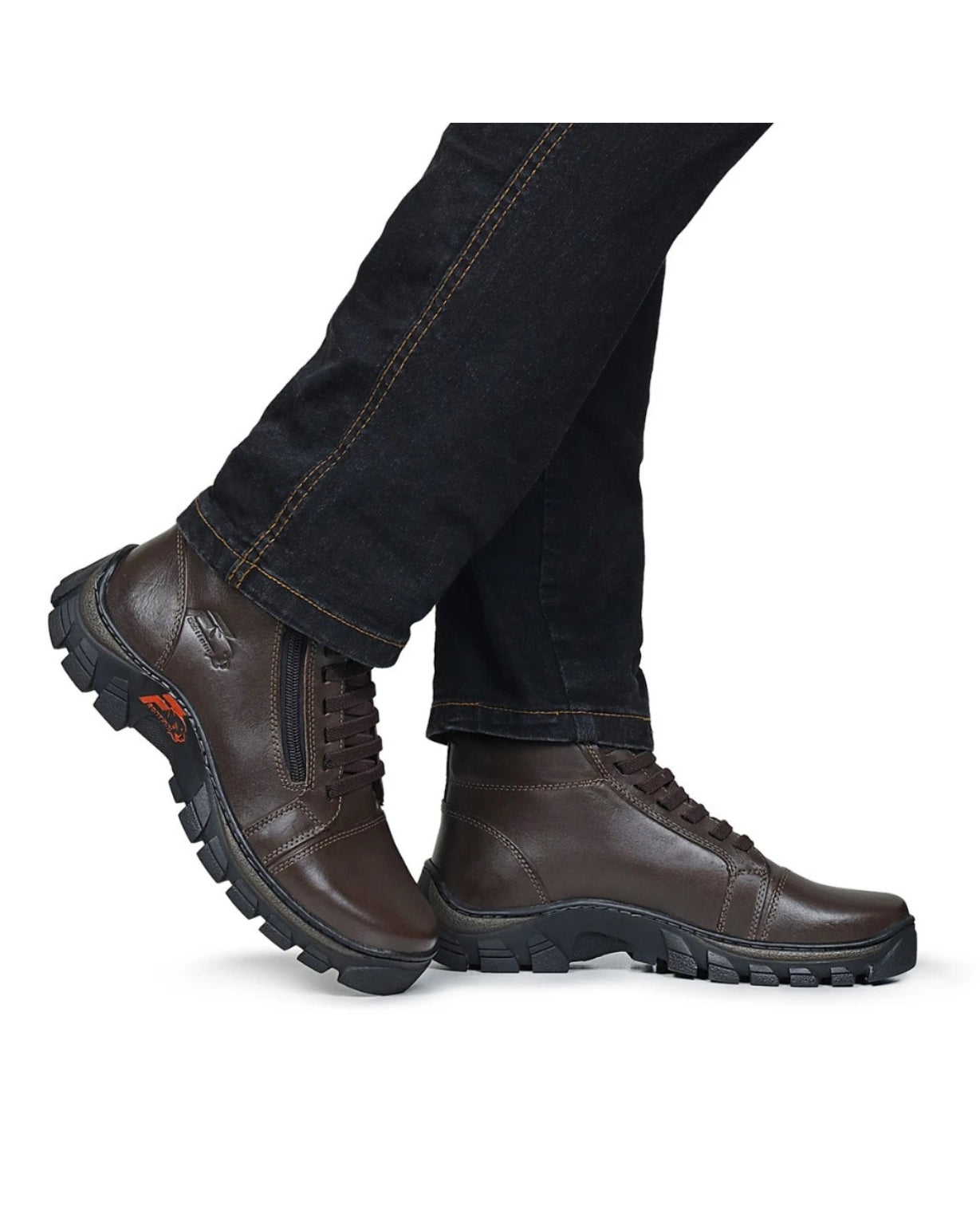 Bota Masculina Coturno Ziper Lateral | Lemartine