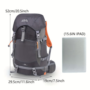 Mochila de Caminhada Suporte para Trekking 35L | Lemartine