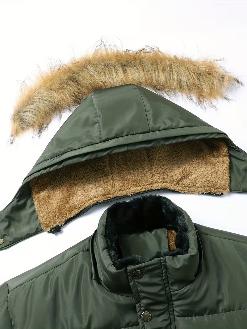 Jaqueta Térmica de lã Masculina de Inverno | Lemartine