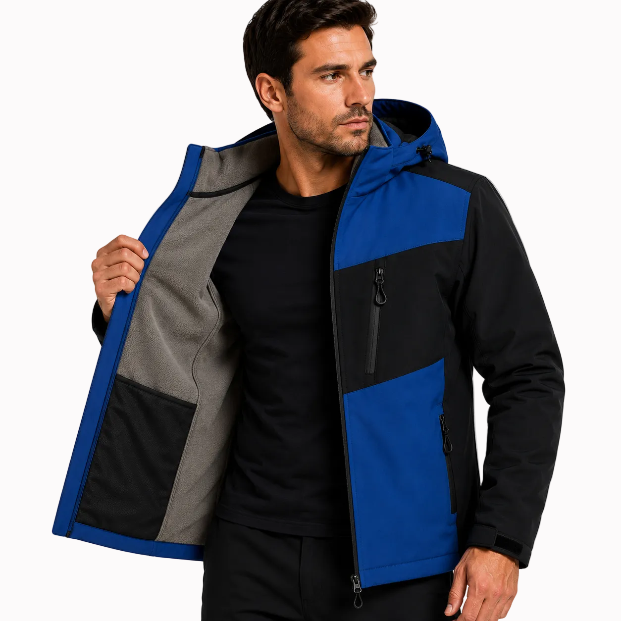 Jaqueta Masculina Fleece Soft Shell Alors Lemartine