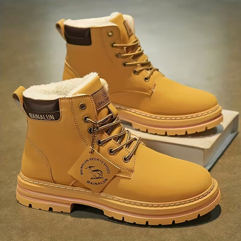 Bota Masculina Térmica Forrada com Lã para Inverno | Lemartine