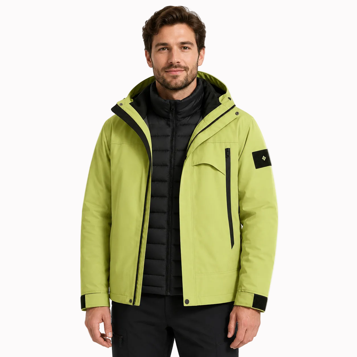 Jaqueta 3 em 1 Puffer NorthPeak Lemartine