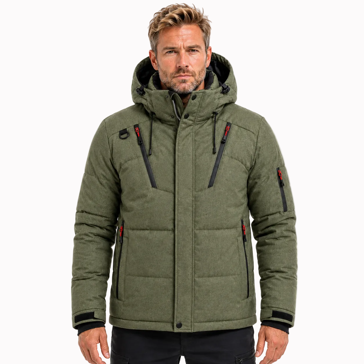 Jaqueta Puffer Térmica Masculina de Pluma Tech Lemartine
