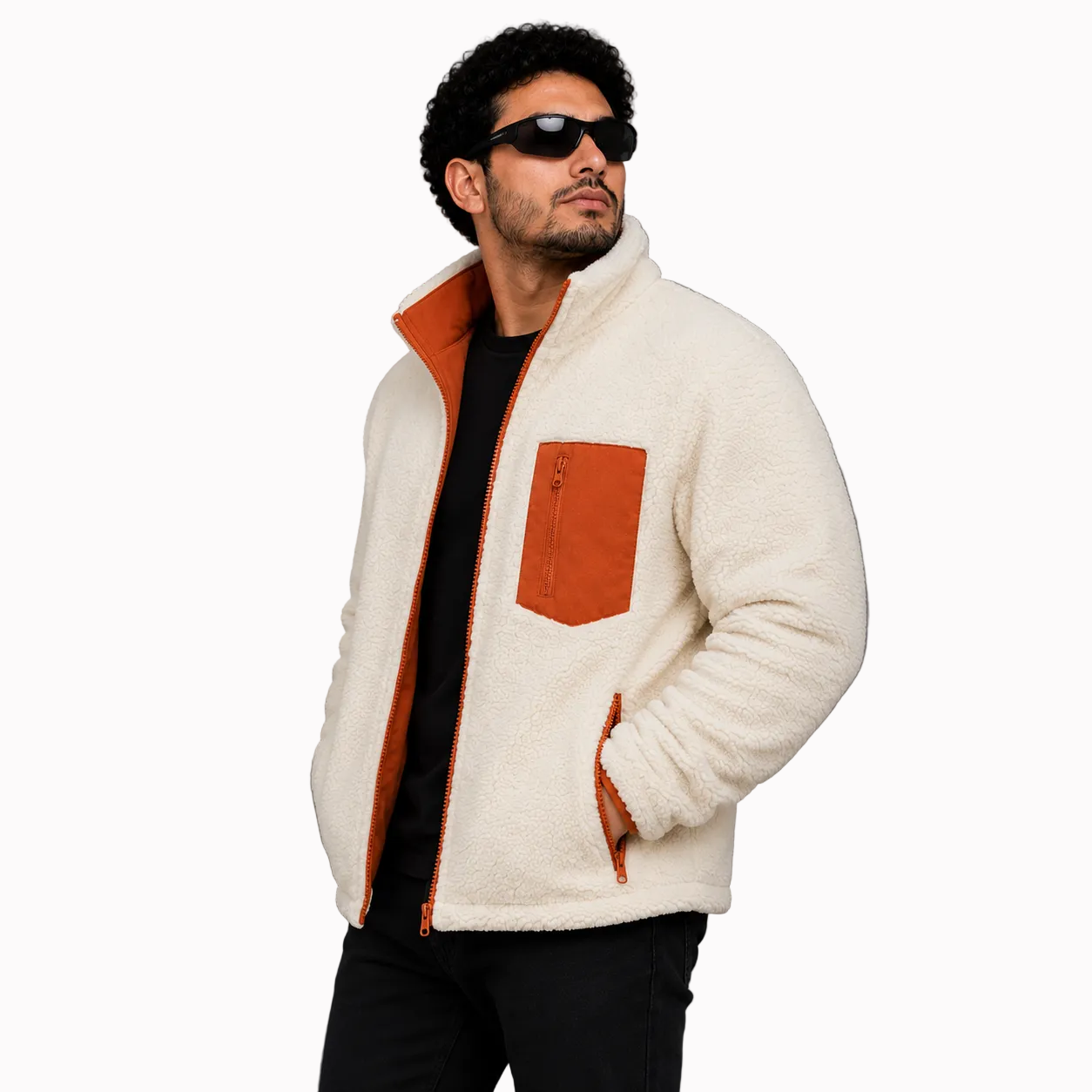 Jaqueta Masculina Puffer 2 em 1 Reversível Andes Lemartine