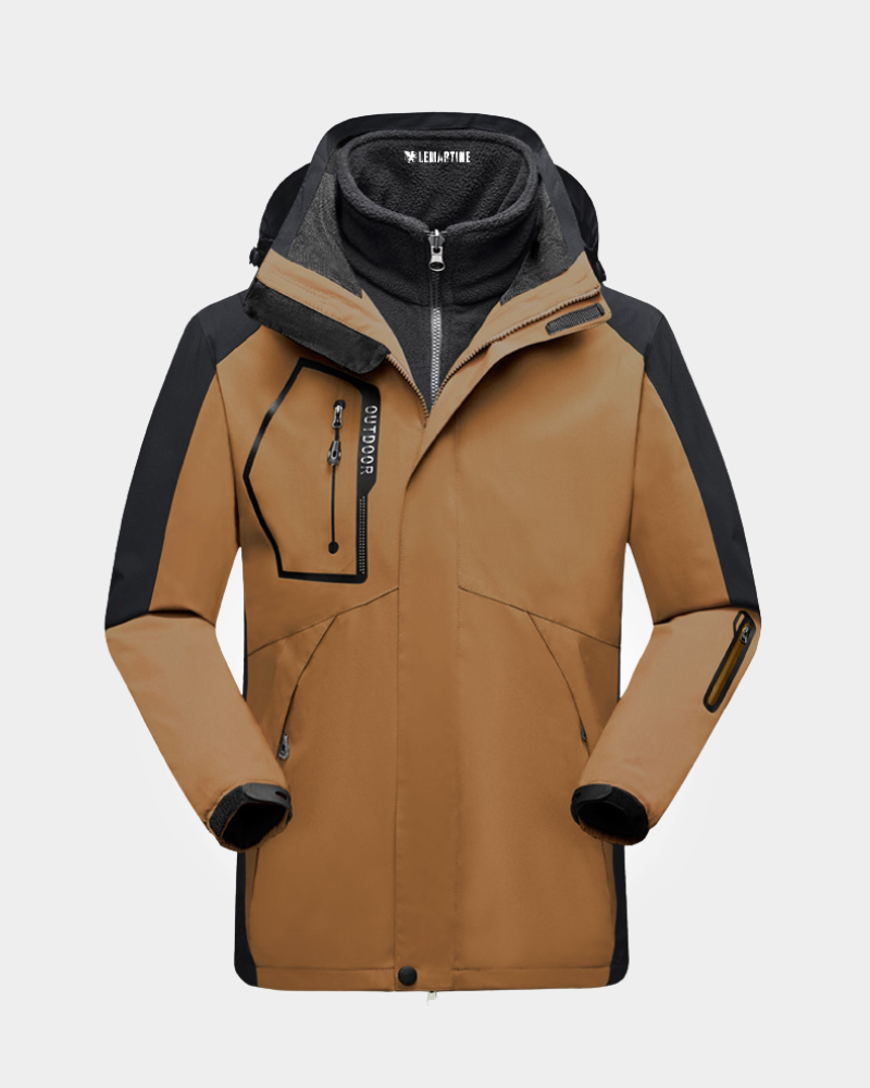 Jaqueta 3 em 1 Masculina Impermeável Inverno Lemartine