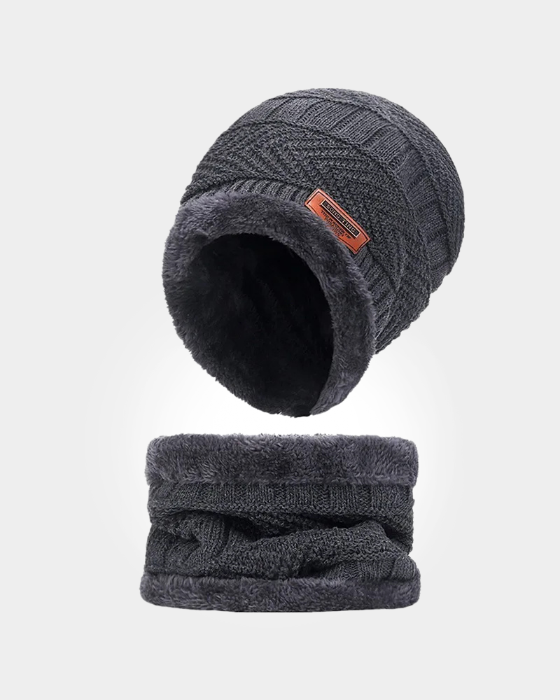 Gorro e Protetor de Pescoço de Lã Lemartine