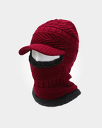 Chapéu de inverno cachecol de lã boné balaclava Lemartine