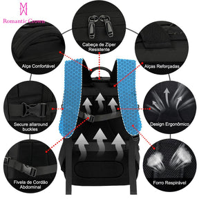 Mochila de Viagem Masculina e Feminina Impermeável e Reforçada | Lemartine