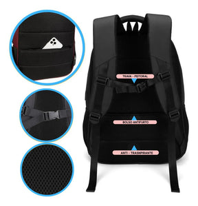 Mochila Grande Impermeável Faculdade Executivo Reforçada | Lemartine