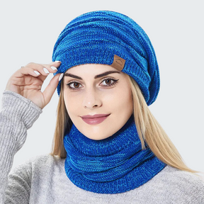 Gorro e Protetor de Pescoço Lã Feminino | Lemartine