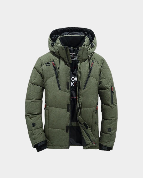 Jaqueta Puffer Térmica Masculina de Pluma Tech Lemartine