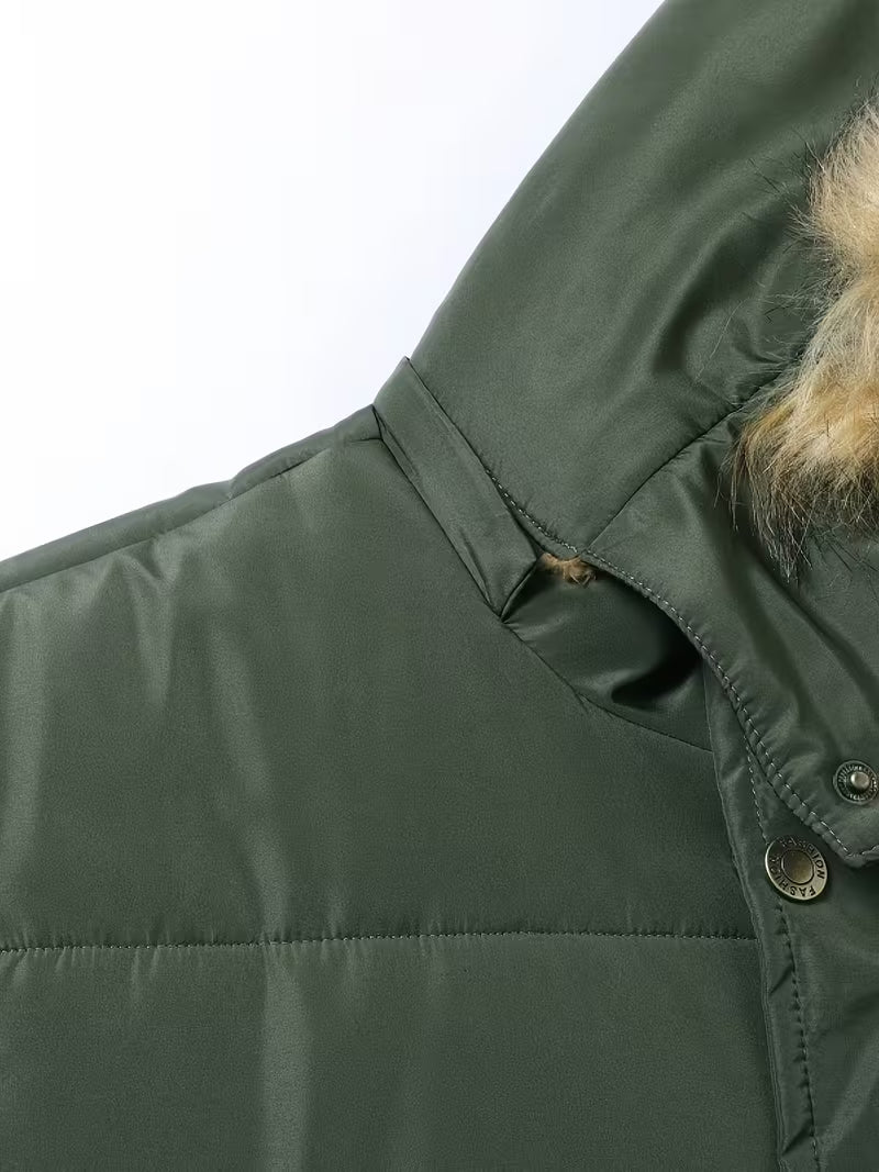 Jaqueta Térmica de lã Masculina de Inverno | Lemartine