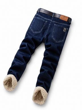 Calça Jeans Masculina Forrada para Inverno Lemartine