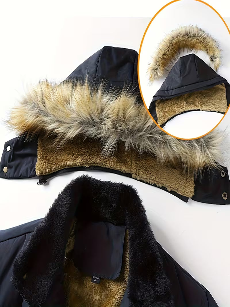 Jaqueta Térmica de lã Masculina de Inverno | Lemartine