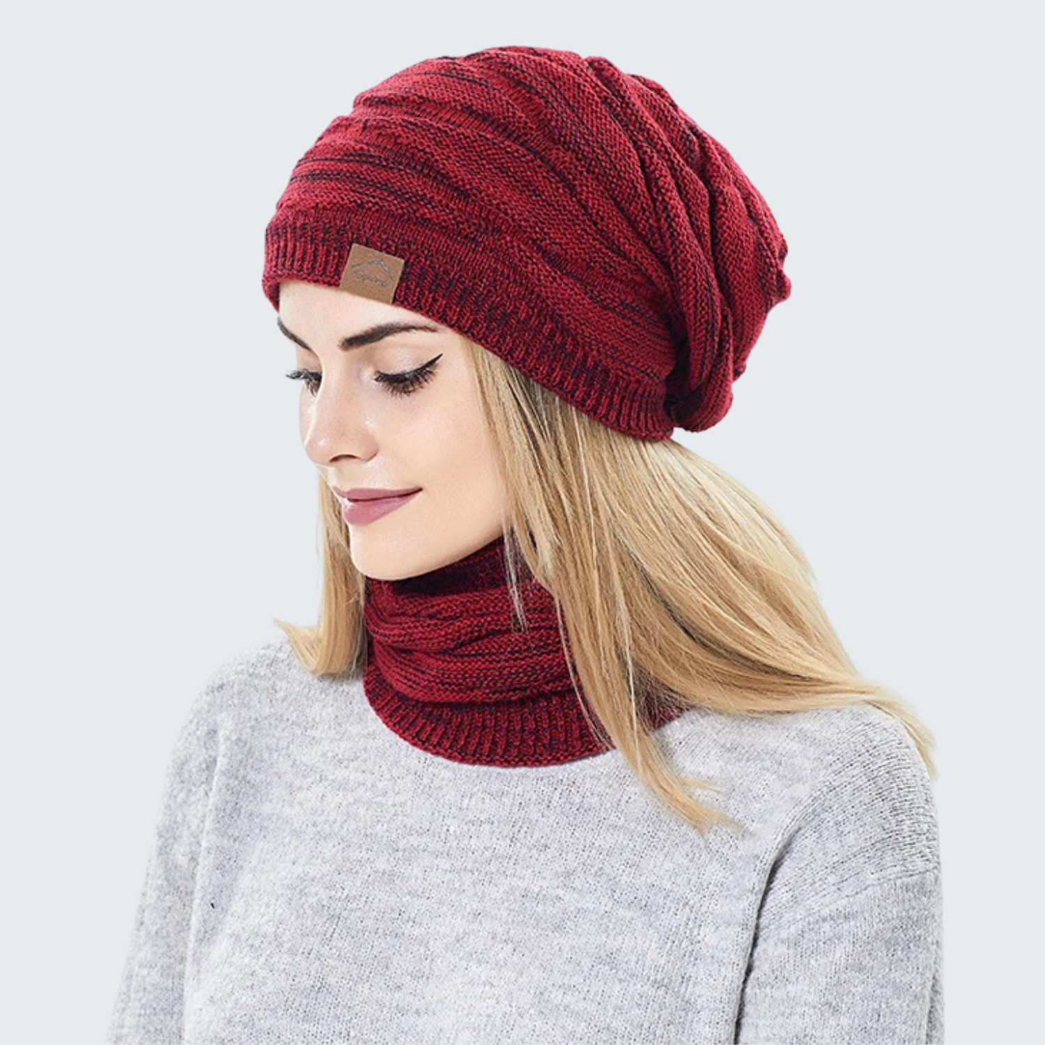 Gorro e Protetor de Pescoço Lã Feminino | Lemartine