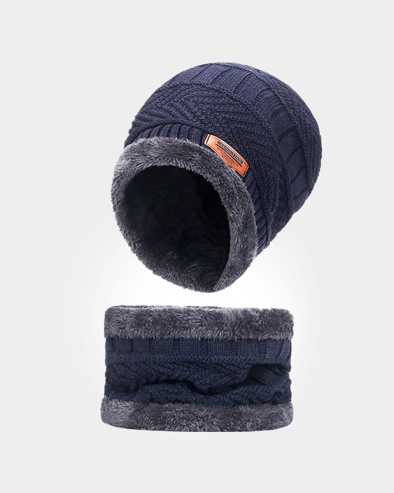 Gorro e Protetor de Pescoço de Lã Lemartine