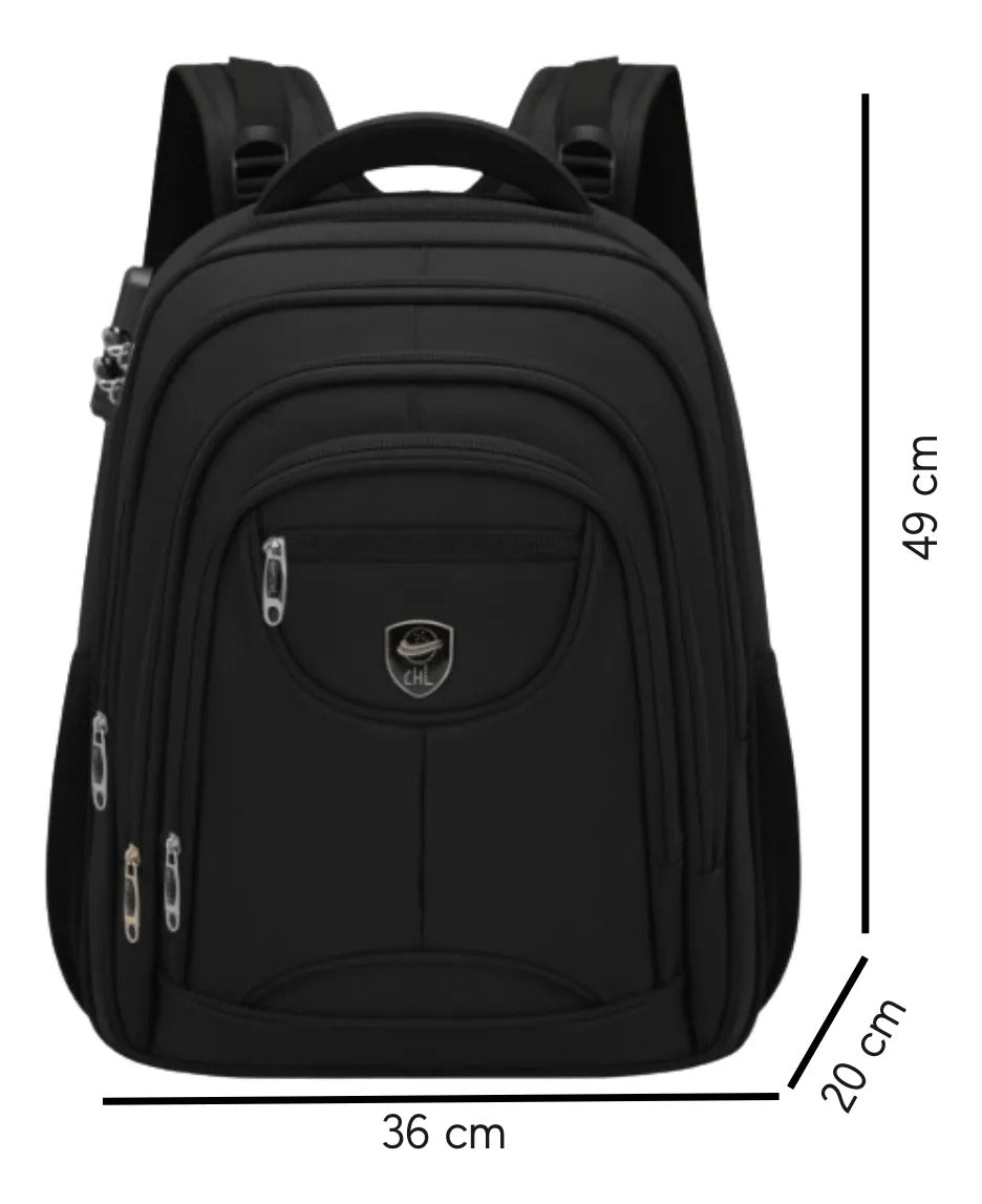 Mochila Grande Impermeável Faculdade Executivo Reforçada | Lemartine