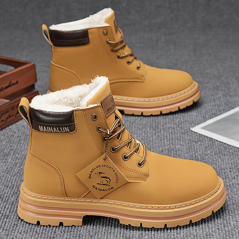 Bota Masculina Térmica Forrada com Lã para Inverno | Lemartine