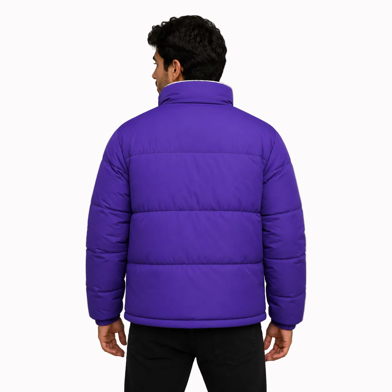 Jaqueta Masculina Puffer 2 em 1 Reversível Andes Lemartine