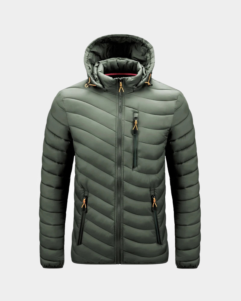 Jaqueta Puffer Masculina Impermeável Trekking Lemartine