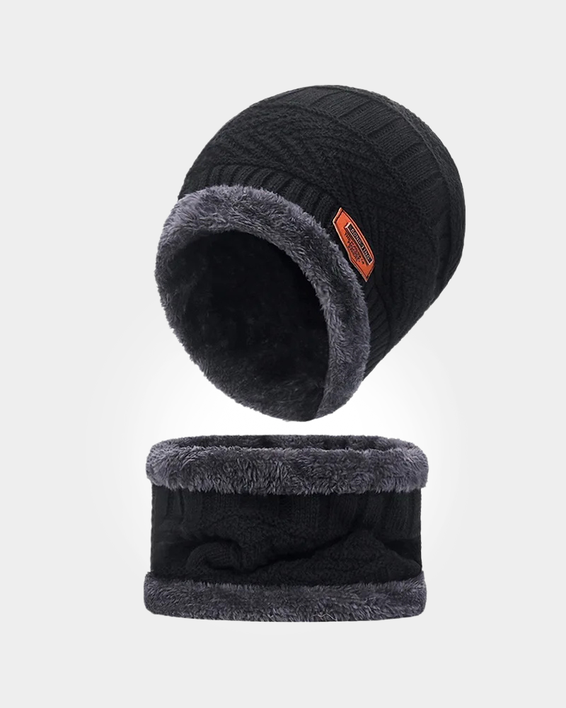 Gorro e Protetor de Pescoço de Lã Lemartine