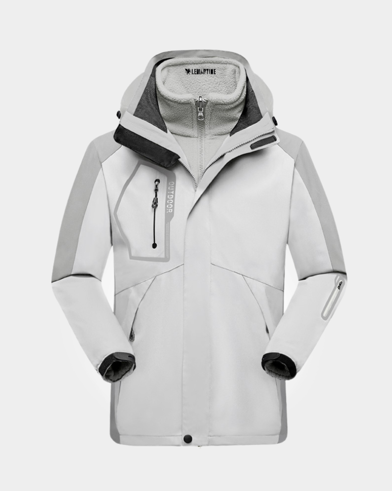 Jaqueta 3 em 1 Masculina Impermeável Inverno Lemartine